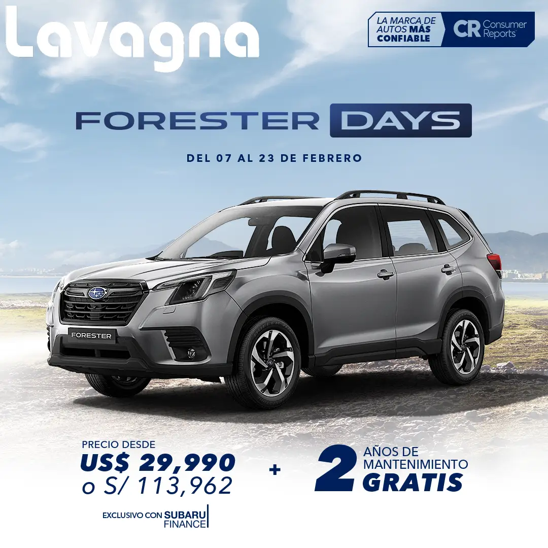 FORESTER DAYS FEBRERO 2025