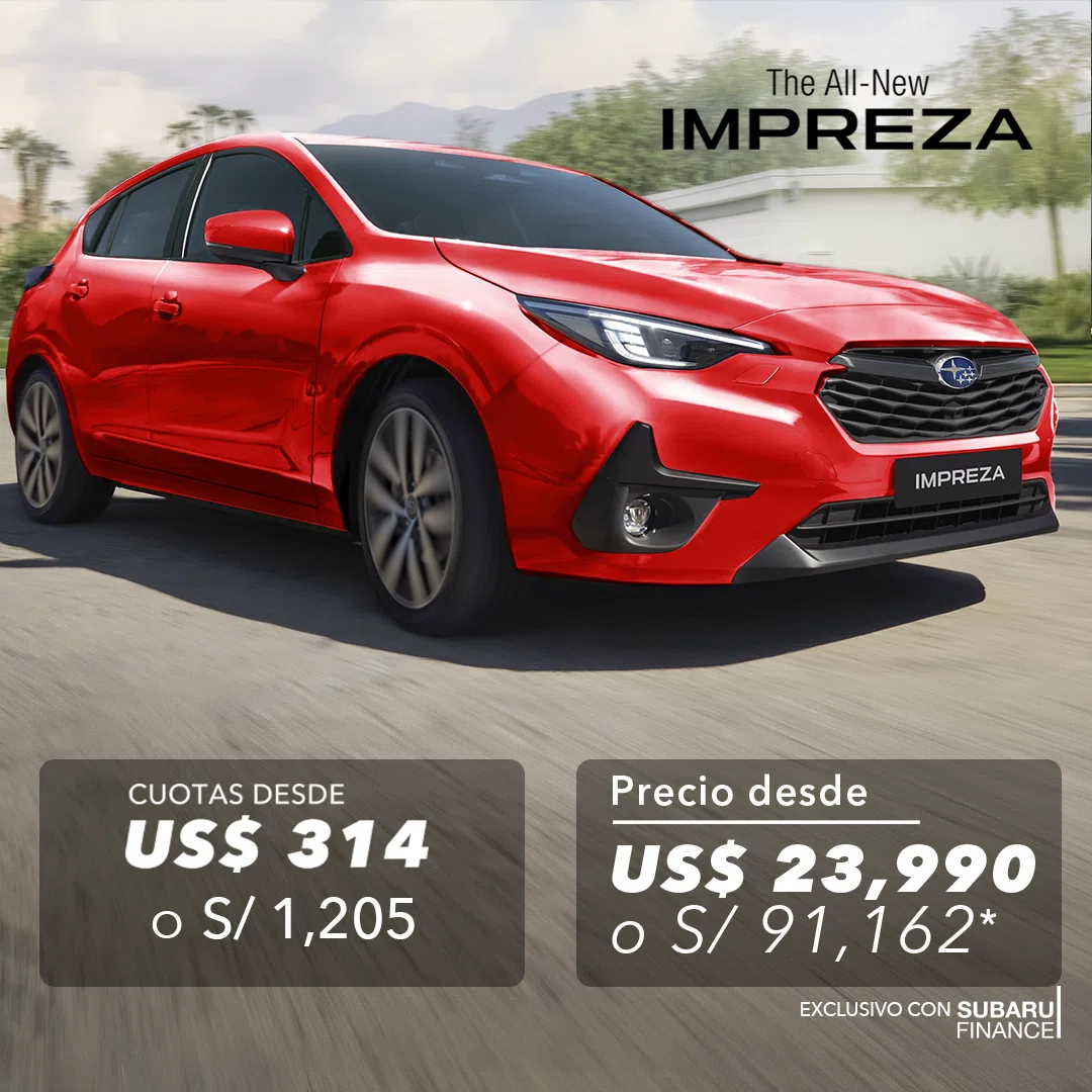 Subaru Impreza Precio