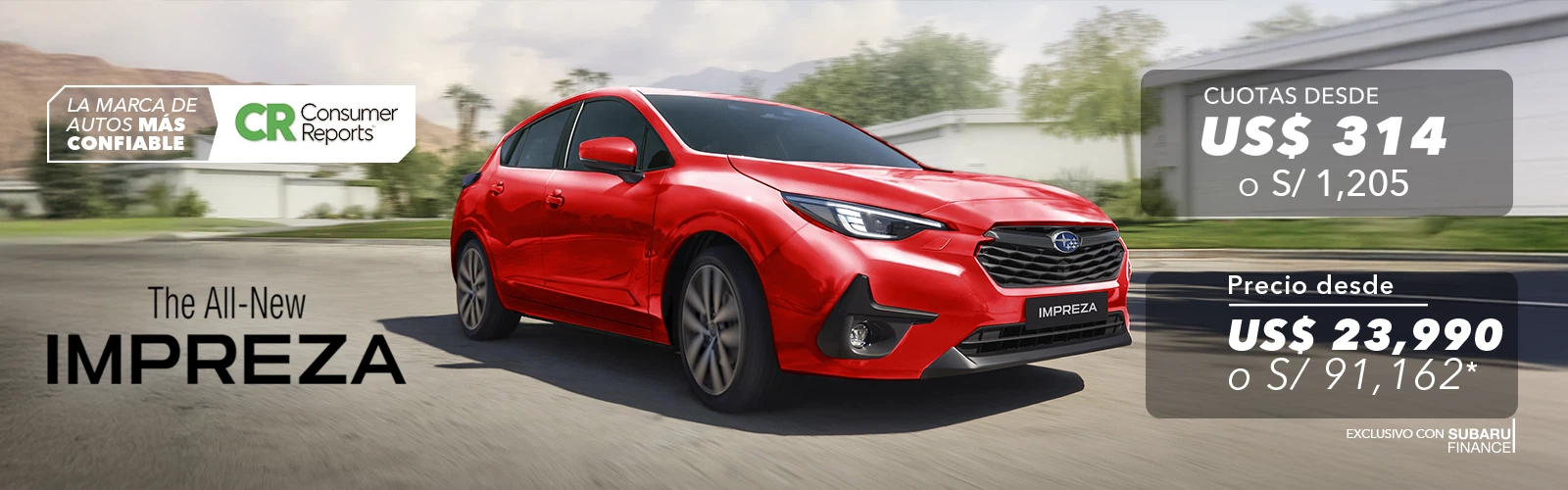 Subaru Impreza Precio